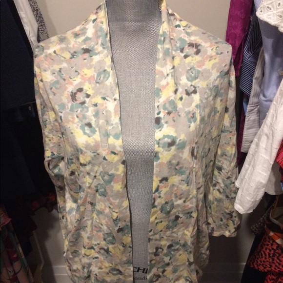 Multi Print Pastel Cardigan